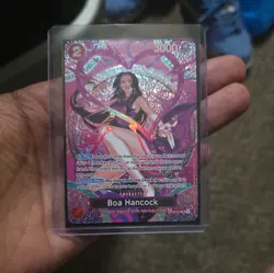 One Piece Boa Hancock SP OP12-014 Full Art Foil Special Parallel MINT - Image 3