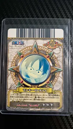 LUFFY One Piece BANDAI BERRY MATCH PROMO STRONG WORLD VERY EARLY CARD LUFFY CREW - Image 2