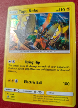 Tapu Koko SM31 Promo Holo Pokemon Card Great Condition - Image 1