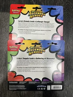 Pokemon Mega Evolution Ascended Heroes Kit Komala & Tangela Foil Booster Coin - Image 2