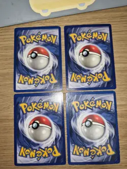 Pokemon Base Set Starter Combo Lot. (Bulbasaur, Charmander, Pikachu, Squirtle) - Image 2