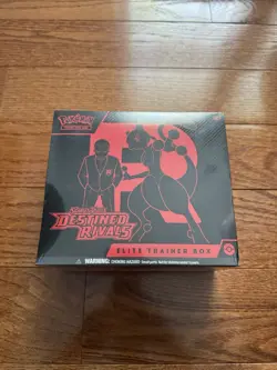 Pokemon Destined Rivals Elite Trainer Box ETB Factory Sealed (Small Cut) - Image 1