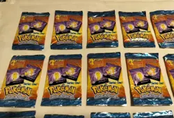 1999 Pokemon Artbox Action Flipz Series 1 Unopened Pack Lot of 31 - Image 3
