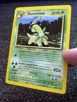 MACRONIUM UNCO - POKEMON 29/111 NEO GENESIS EDITION 2 PROCHE DU NEUF FR - Image 3