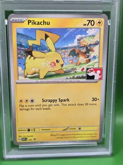 Pokemon Pikachu PLAY! Pokemon Event Exclusive Promo SVP EN 101 PSA 9 Mint - Image 3