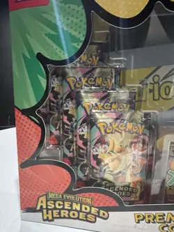 Pokemon Ascended Heroes Mega Lucario Premium Poster Collection 10 Packs Sealed - Image 3