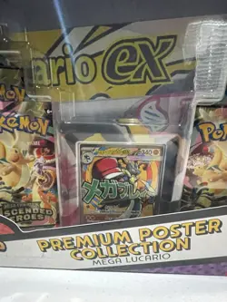 Pokemon Ascended Heroes Mega Lucario Premium Poster Collection 10 Packs Sealed - Image 5