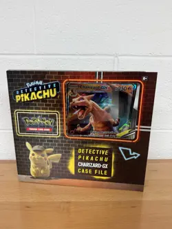 Case Fresh 2019 Pokemon Detective Pikachu CHARIZARD-GX Case File (Sealed) S&m - Image 1