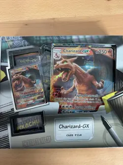 Case Fresh 2019 Pokemon Detective Pikachu CHARIZARD-GX Case File (Sealed) S&m - Image 3