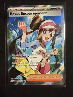 Rosa's Encouragement 114/088 - Full Art - Pokemon TCG: Perfect Order - NM - Image 1