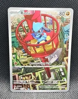 Riolu 010 Pokemon Me: Mega Evolution Promo Holo Art Rare - Image 1
