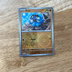 Riolu 081/142 - Sv07: Stellar Crown Reverse Holo - Pokemon TCG 2024 - Image 1