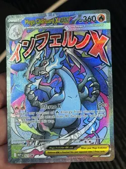 Mega Charizard X ex 023 Me: Mega Evolution Promo Holo Pokemon TCG Black Star - Image 2