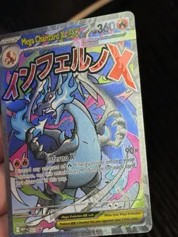 Mega Charizard X ex 023 Me: Mega Evolution Promo Holo Pokemon TCG Black Star - Image 5