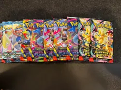 Lot 10 Pokemon TCG Assorted Ascended Heroes, Phantasmal, JIT Booster PackSEALED - Image 1