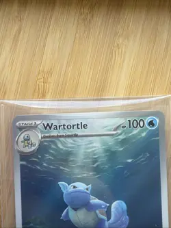 The Pokemon Company Wartortle 171/165 Scarlet & Violet 151 Illustration Rare Ho… - Image 2