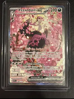 Pokemon TCG Fezandipiti ex 288/217 Special Illustration Rare Ascended Heroes NM - Image 1