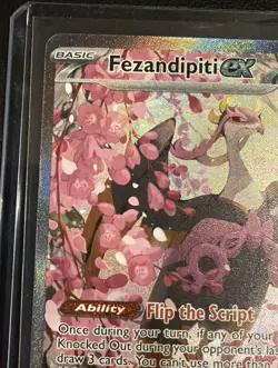 Pokemon TCG Fezandipiti ex 288/217 Special Illustration Rare Ascended Heroes NM - Image 3