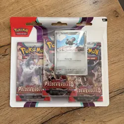 Pokemon TCG: Scarlet & Violet Paldea Evolved Triple Pack (Varoom) Factory Sealed - Image 1