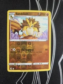 Sandslash 132/264 Pokemon TCG Fusion Strike Reverse Holo LP - Image 1