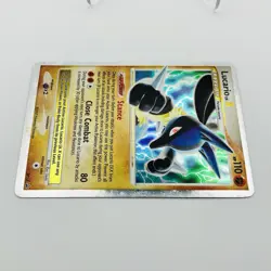 2007 Pokemon Diamond & Pearl Lucario LV. X #DP12 Holo Black Star Promo - Image 5