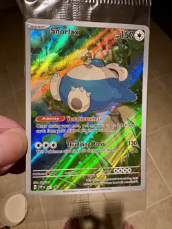 Pokemon Snorlax 051 from ETB 151 S&V/Sw&Sh NM Condition Promo Black Star Sealed - Image 1