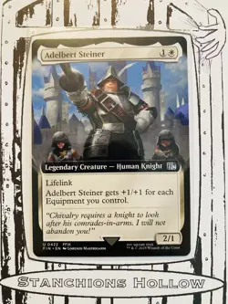 MTG Adelbert Steiner (Extended Art) - FINAL FANTASY (FIN) U 0422 - Image 1