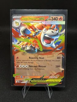 Pokemon TCG Mega Camerupt ex 022/132 Mega Evolution Double Rare Holo NM 2025 - Image 1
