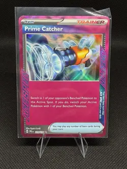 2025 Pokemon TCG Prime Catcher 119/131 Prismatic Evolutions Ace SPEC Rare Holo N - Image 1