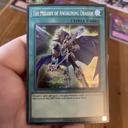 The Melody of Awakening Dragon LCKC-EN028 Unlimited Secret Rare NM +Bonus FREESH - Image 1