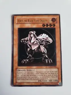 Yugioh Horus The Black Flame Dragon LV4 (UTR) SOD-EN006 #Y21 - Image 1