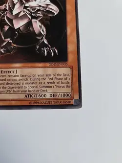 Yugioh Horus The Black Flame Dragon LV4 (UTR) SOD-EN006 #Y21 - Image 5