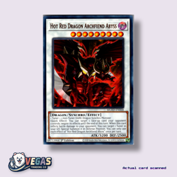 Hot Red Dragon Archfiend Abyss MGED-EN068 1st Edition Rare NM Yu-Gi-Oh! - Image 1