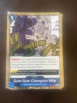 EB01-028 - Gum-Gum Champion Rifle - One Piece R FOIL English - Image 1
