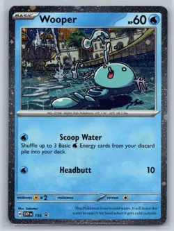Wooper Holo Promo SV: Scarlet & Violet Promo Cards 155 NM - Image 1