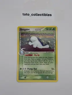 Pokemon Card - Quagsire Dragon Frontiers 21/101 Rare LP/NM - Image 1