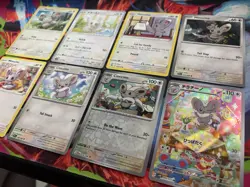 Pokemon TCG: 8 Card Lot (Minccino & Cinccino) Japanese Cinccino 083/071 SV5K NM - Image 2