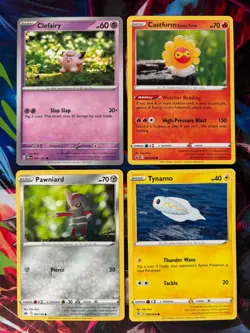 Pokemon TCG Yuka Morii Card Lot Of 4 English Cards Clay Illustration Lot D - Image 1