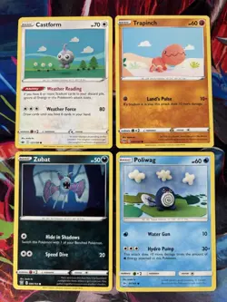 Pokemon TCG 4 Card Artist Lot (Asako Ito) Crochet Illustration: Lot C - Image 1