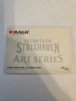 Jeska's Will Gold Stamped Art Card MTG SOA Nm/M - Image 2