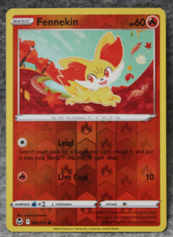 Fennekin 025/195 Reverse Holo Silver Tempest Pokemon Card - Image 1