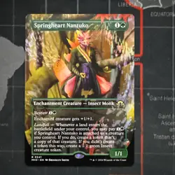 1x Springheart Nantuko - Borderless NM-Mint, English Modern Horizons 3 MTG Magic - Image 1
