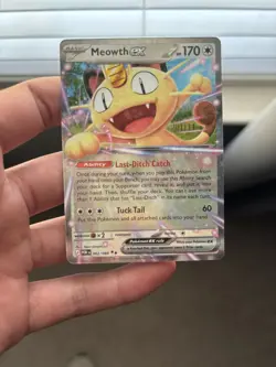 Meowth ex 062/088 - 2026 Perfect Order Double Rare Holo - Pokemon Card NM - Image 1