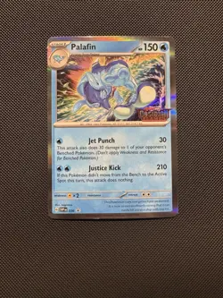 Pokemon TCG Palafin 036 (Prerelease) Sv: Scarlet & Violet Promo Cards Near Mint - Image 1