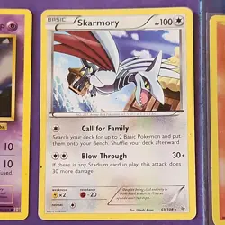 Pokemon TCG Set 108 12 Cards Gligar Drowzee Skarmory Charmander Venusaur EX Mega - Image 4