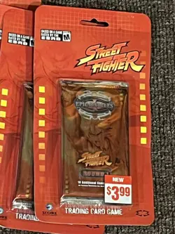 Lot of 36 Epic Battles TCG Street Fighter Blister Card Booster Packs - Sealed - Image 3