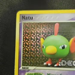 Pokemon TCG Natu 66/107 EX Deoxys Reverse Holo Trading Card - Image 2