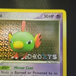 Pokemon TCG Natu 66/107 EX Deoxys Reverse Holo Trading Card - Image 3