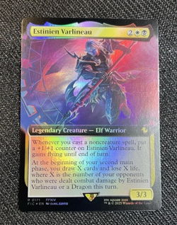 1x Estinien Varlineau, Foil, Extended Art, Final Fantasy, Magic MTG NM - Image 1