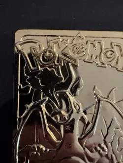 1999 Burger King Pokemon Charizard #06 23K Gold Plated Card w/ Case & COA - Image 4